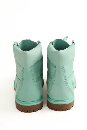 Boots à lacets Timberland Vert en Cuir