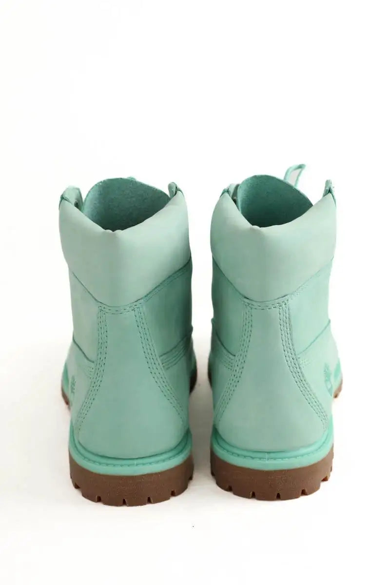 Boots à lacets Timberland Vert en Cuir
