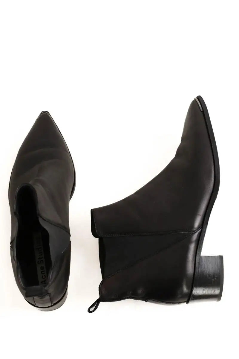 Boots Acne Studios Noir en Cuir