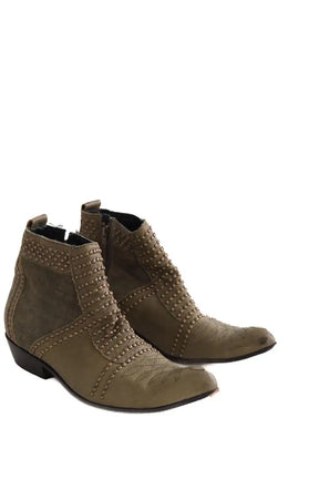 Boots Anine Bing Kaki en Cuir