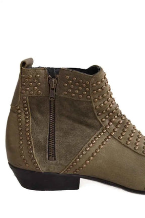 Boots Anine Bing Kaki en Cuir