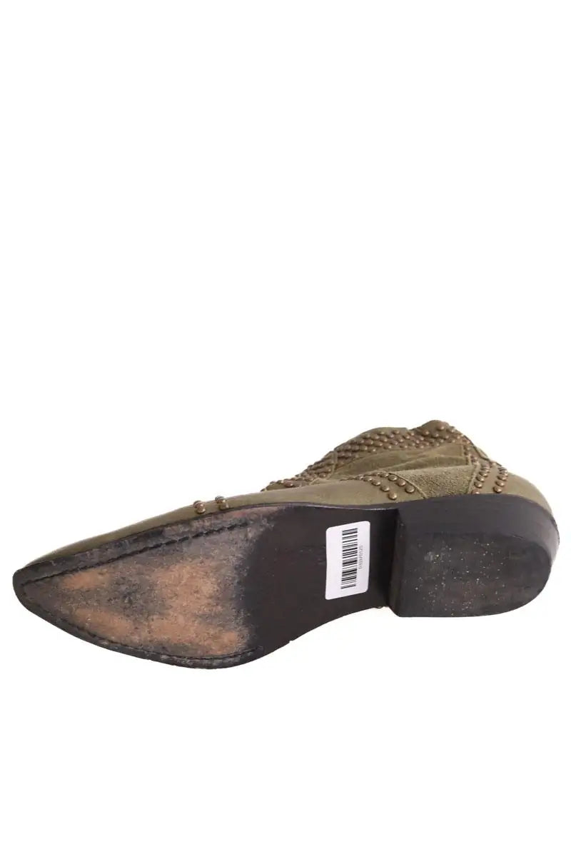 Boots Anine Bing Kaki en Cuir