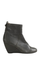 Boots Balenciaga Gris en Cuir, taille 39 - Seconde Main