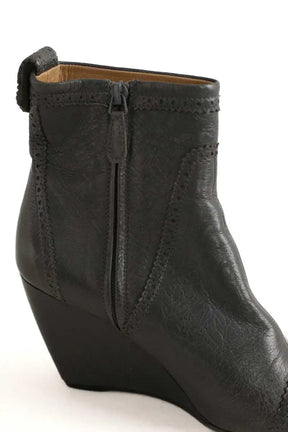 Boots Balenciaga Gris en Cuir