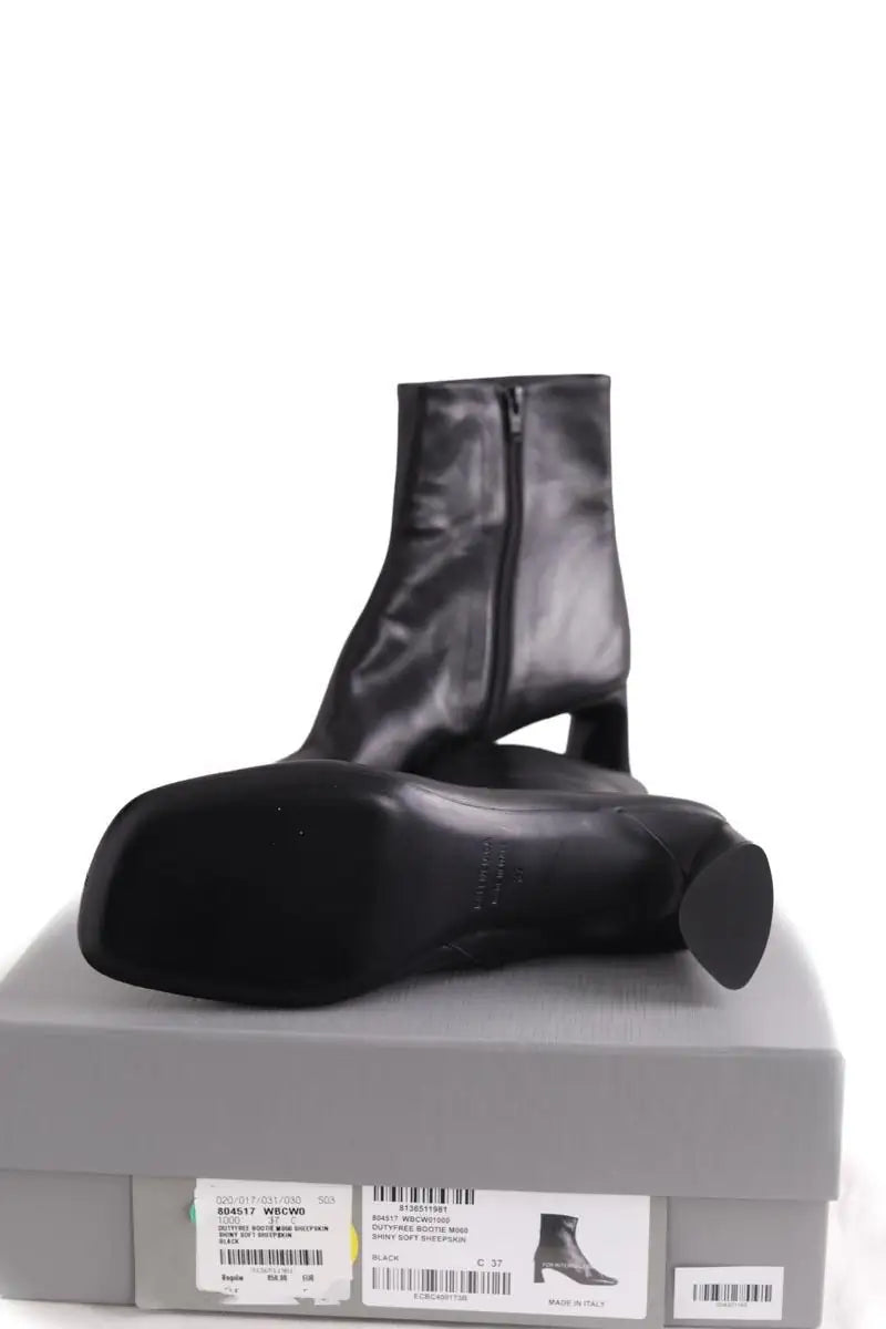 Boots Balenciaga Noir en Cuir