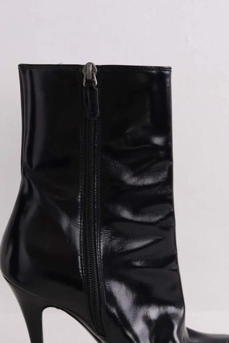 Boots Barbara Bui Noir en Cuir verni