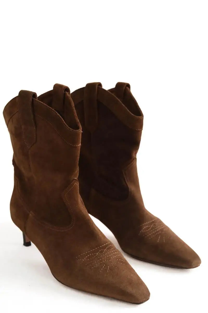 Boots Ba&Sh Camel en Daim