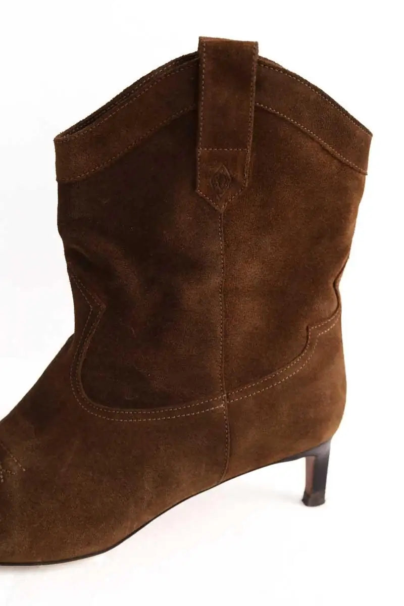 Boots Ba&Sh Camel en Daim