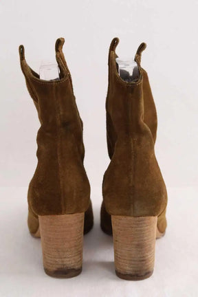 Boots Ba&Sh Kaki en Daim