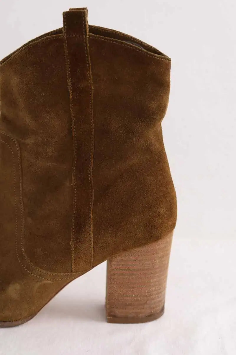 Boots Ba&Sh Kaki en Daim