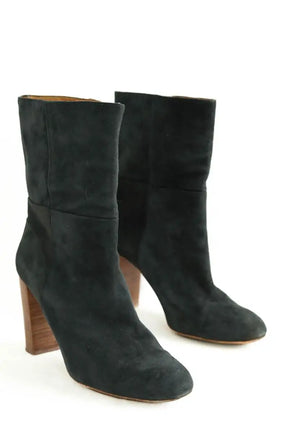 Boots Ba&Sh Vert en Daim