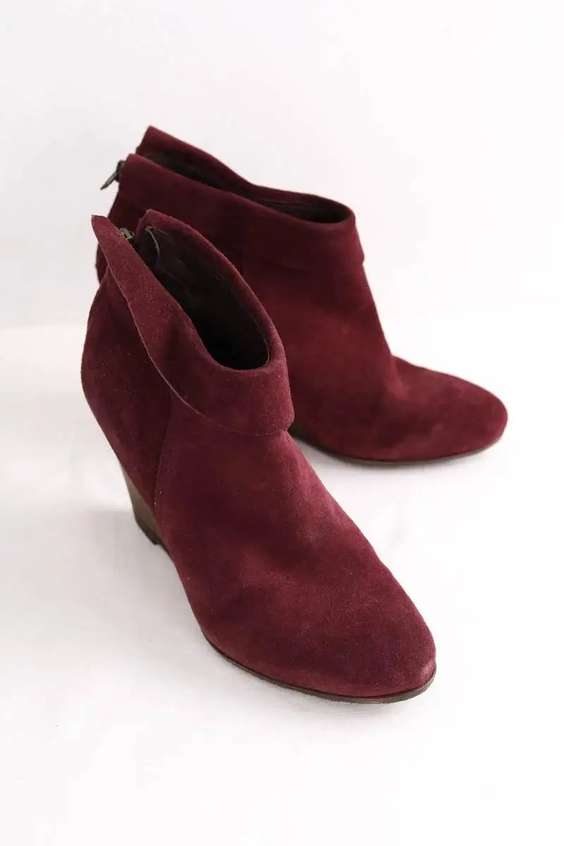 Boots Ba&Sh Violet en Daim