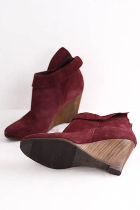 Boots Ba&Sh Violet en Daim