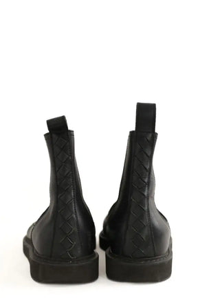 Boots Bottega Veneta Chelsea Ben Noir en Cuir