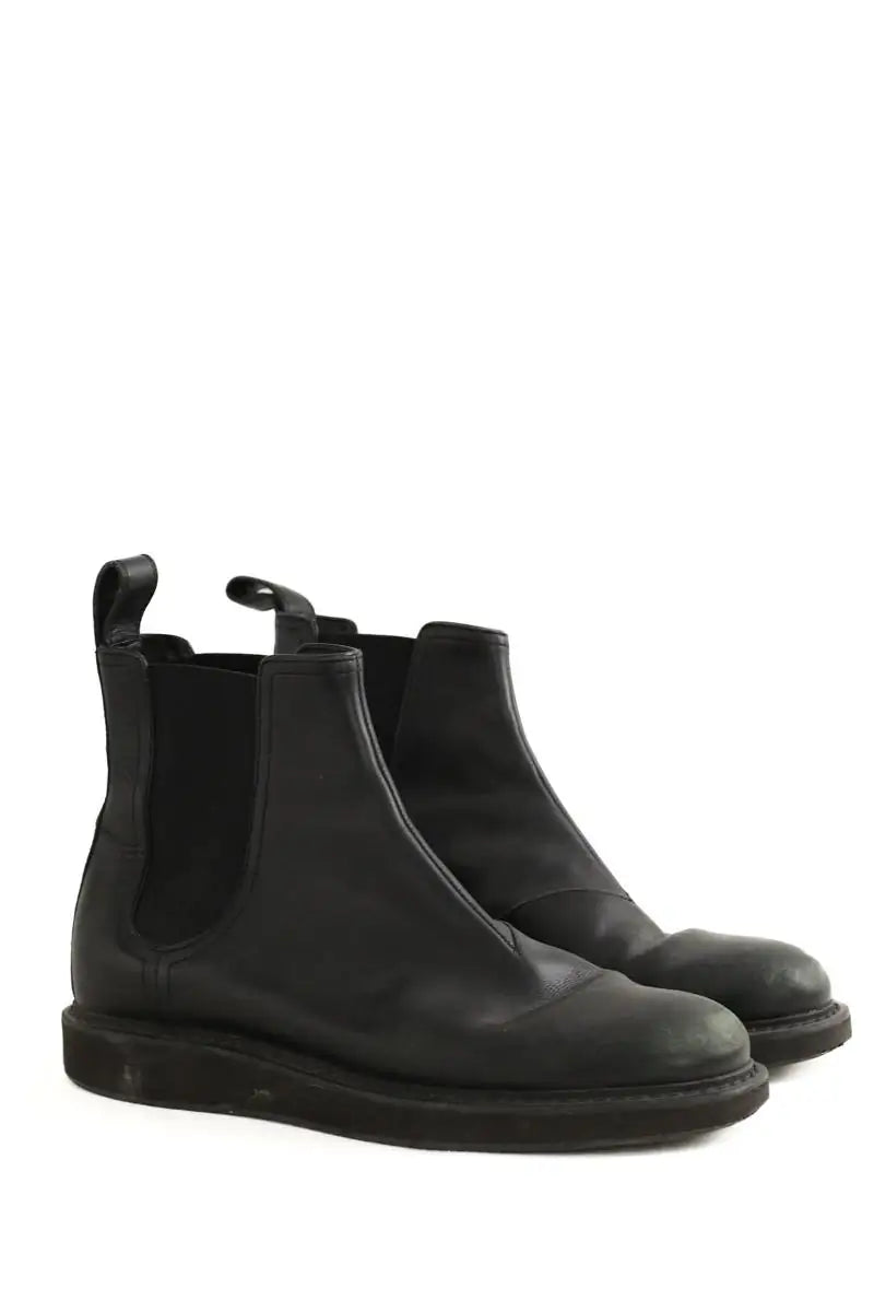 Boots Bottega Veneta Chelsea Ben Noir en Cuir