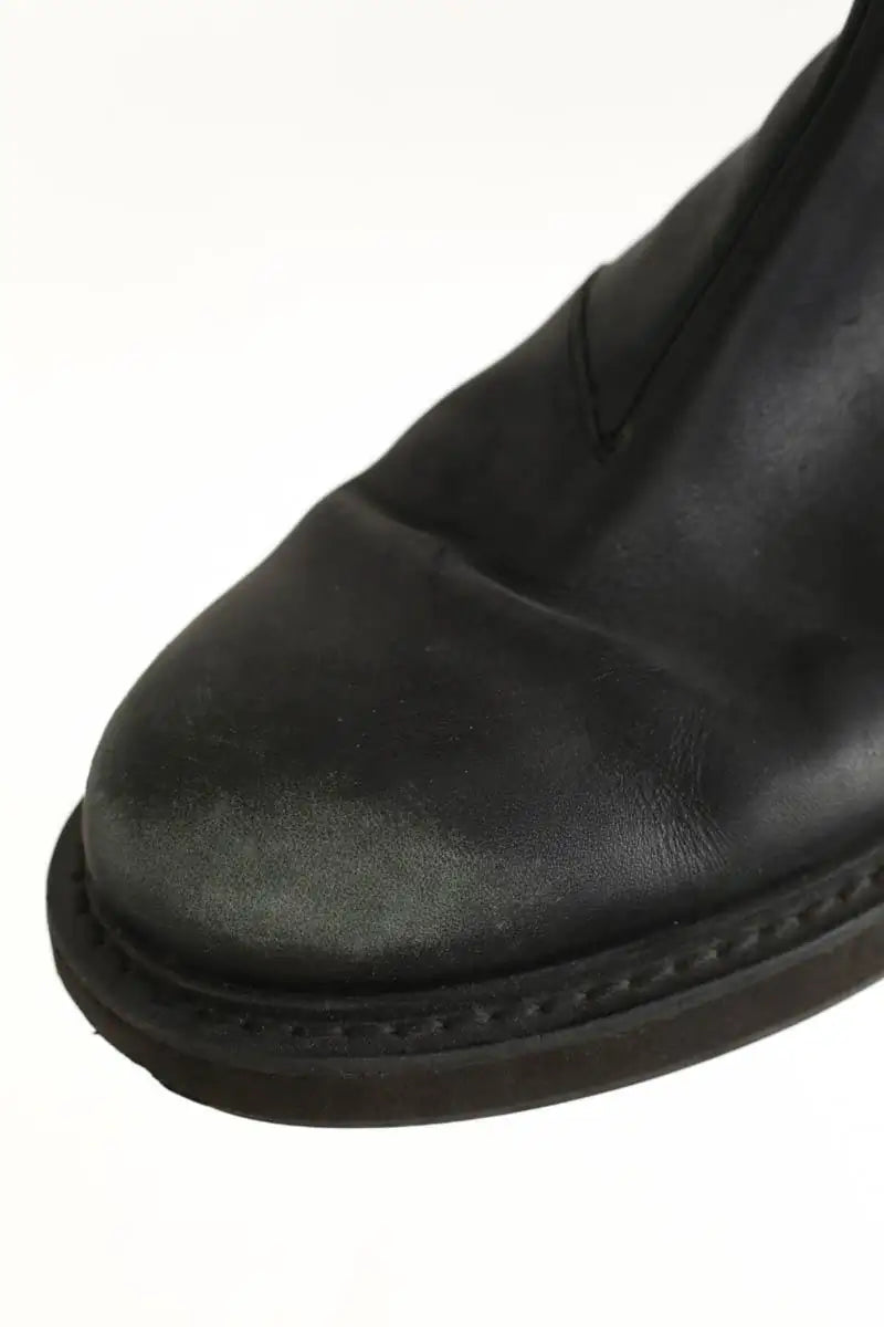 Boots Bottega Veneta Chelsea Ben Noir en Cuir