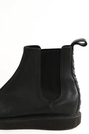 Boots Bottega Veneta Chelsea Ben Noir en Cuir