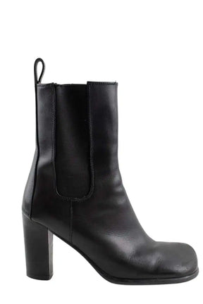 Boots Bottega Veneta Noir en Cuir, taille 39 - Seconde Main