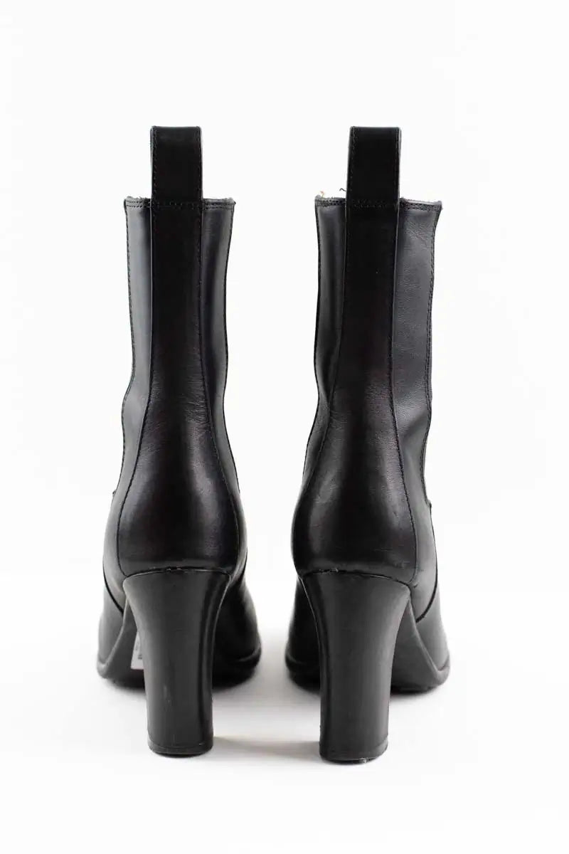 Boots Bottega Veneta Noir en Cuir