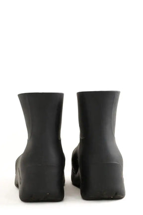 Boots Bottega Veneta Noir en Tissu