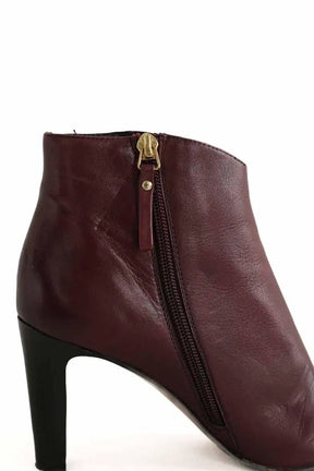 Boots Bruno Premi Bordeaux en Cuir