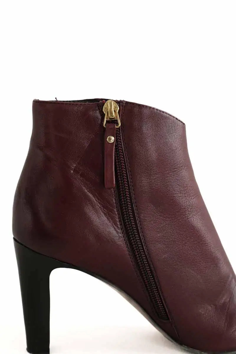 Boots Bruno Premi Bordeaux en Cuir