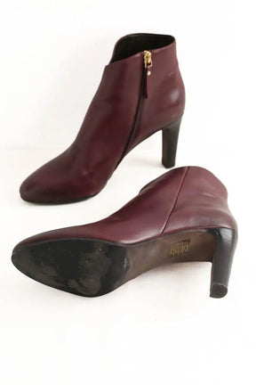 Boots Bruno Premi Bordeaux en Cuir