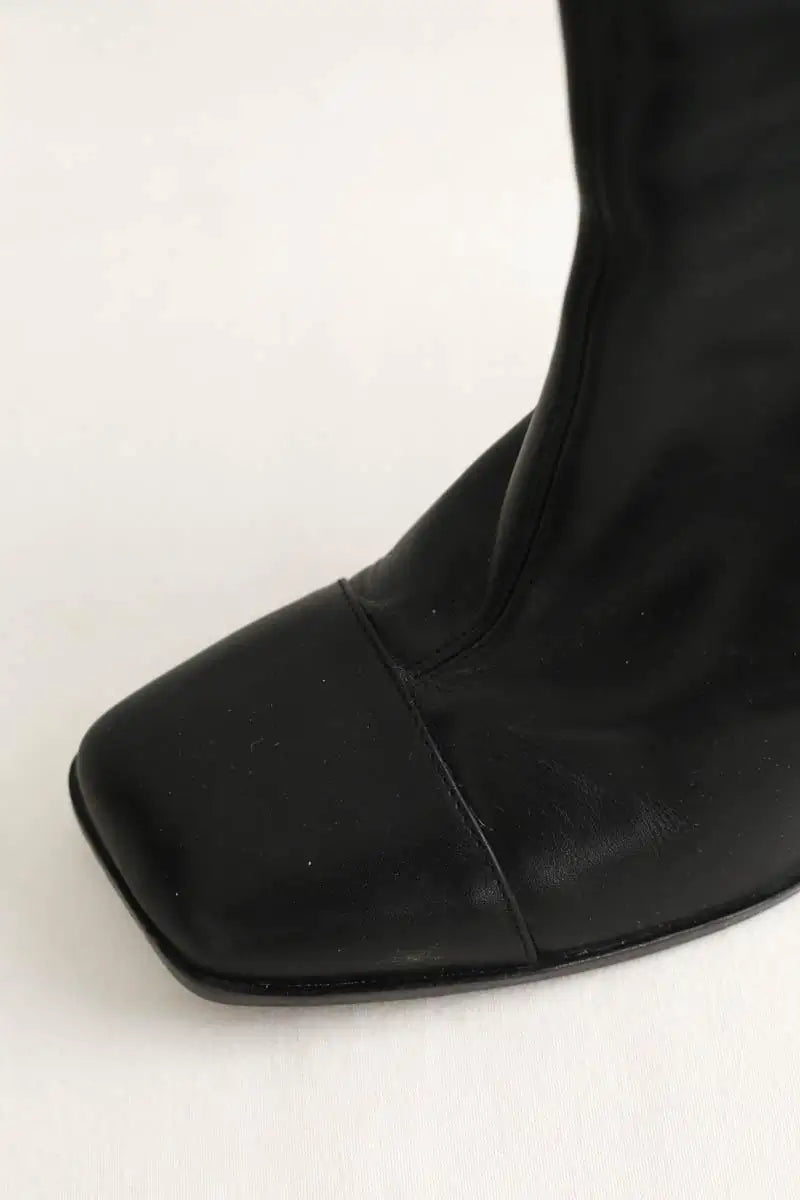 Boots Carel Noir en Cuir