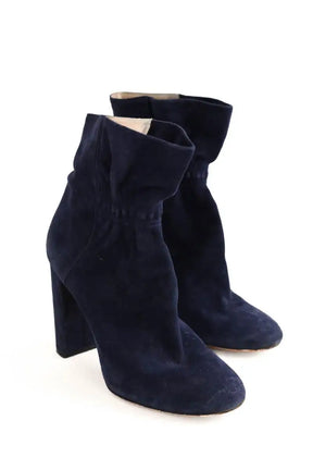 Boots Chloé Bleu en Daim