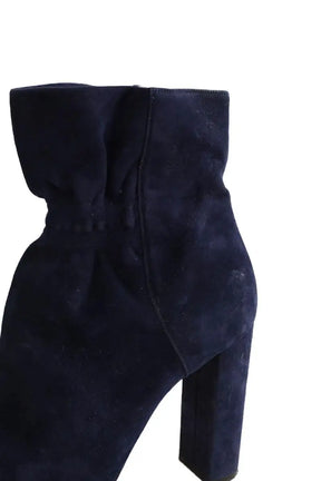 Boots Chloé Bleu en Daim