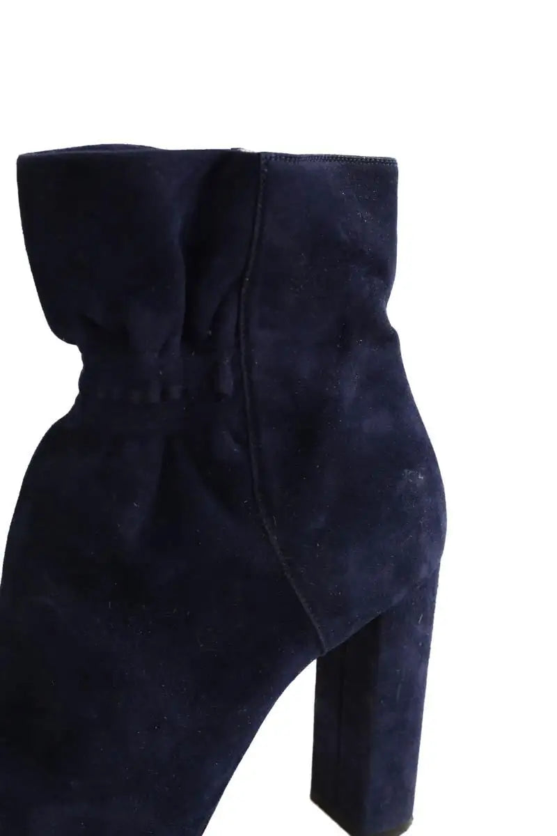 Boots Chloé Bleu en Daim