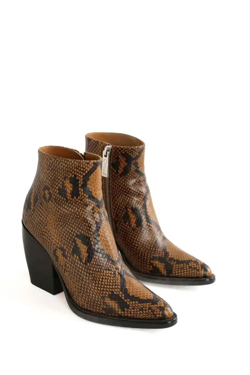 Boots Chloé Marron en Cuir