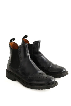 Boots Church's Noir en Cuir
