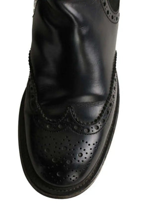 Boots Church's Noir en Cuir