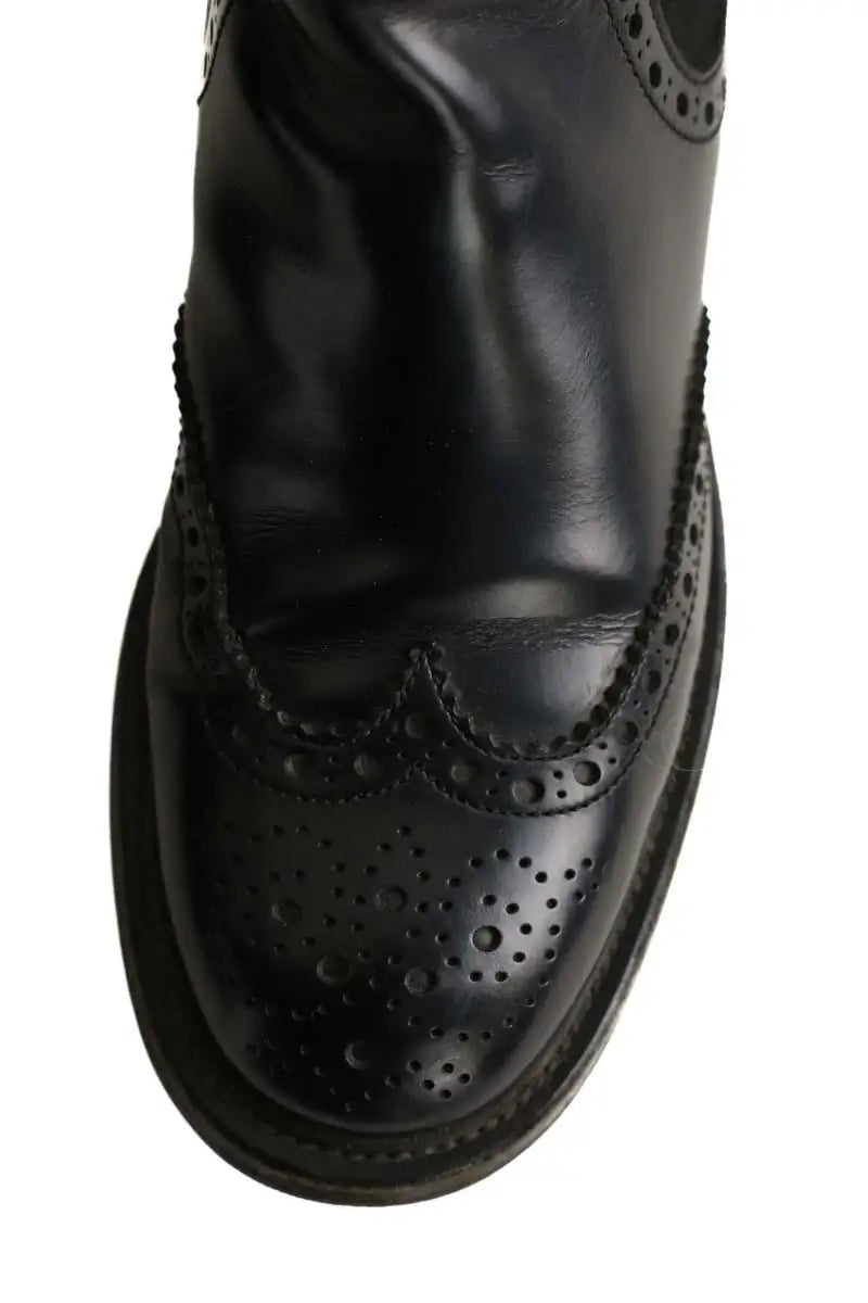 Boots Church's Noir en Cuir