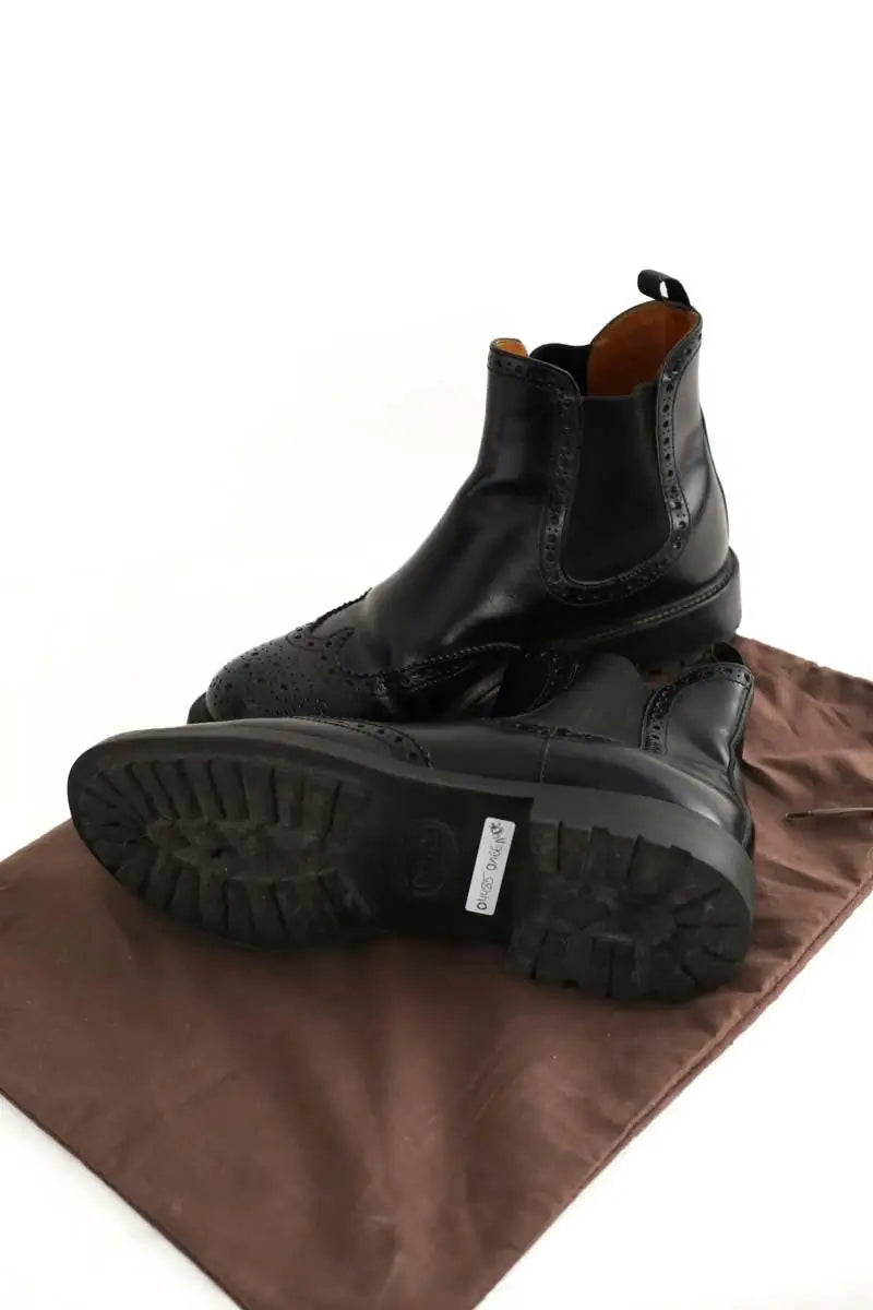 Boots Church's Noir en Cuir