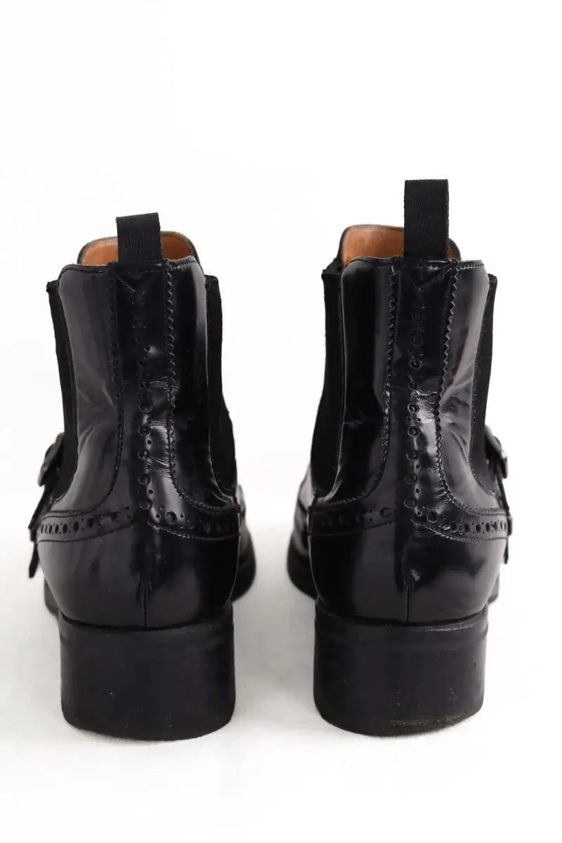 Boots Church's Noir en Cuir