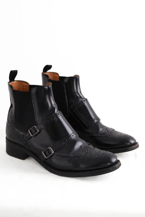 Boots Church's Noir en Cuir