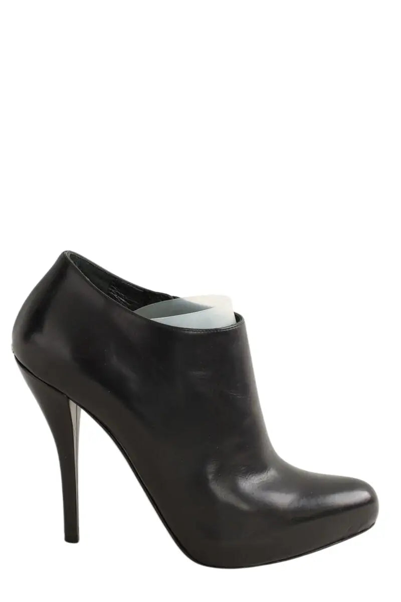 Boots Dior Noir en Cuir, taille 36 - Seconde Main