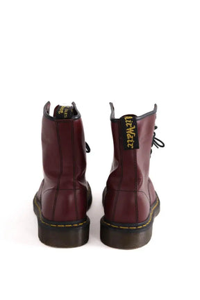Boots Dr. Martens Bordeaux en Cuir