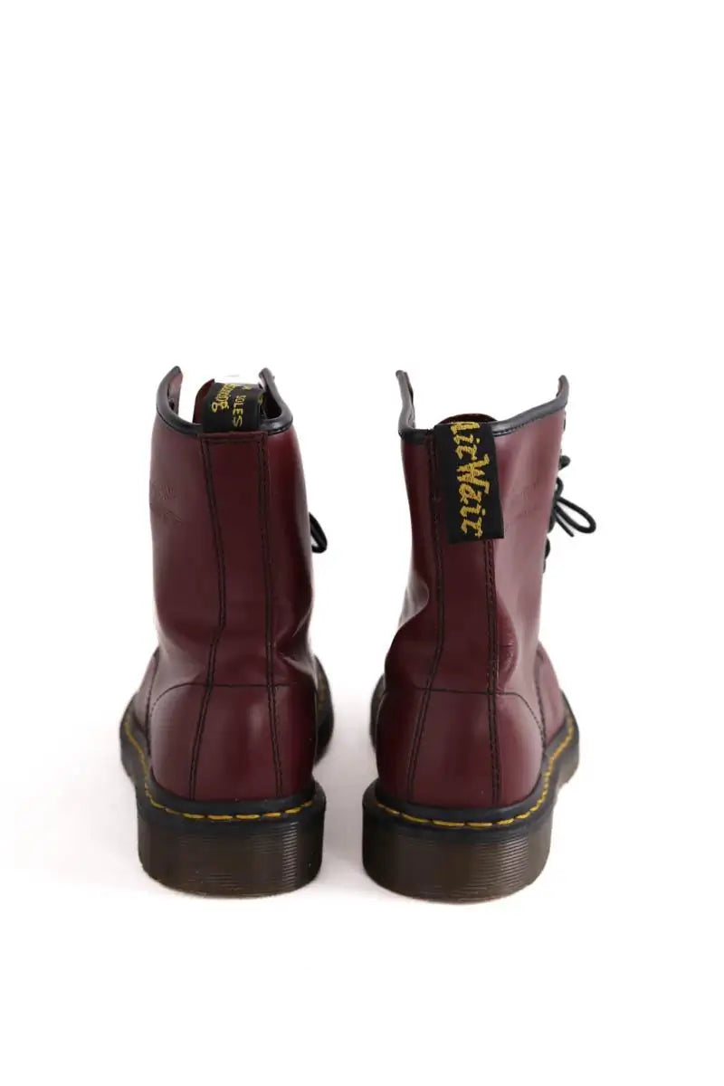 Boots Dr. Martens Bordeaux en Cuir