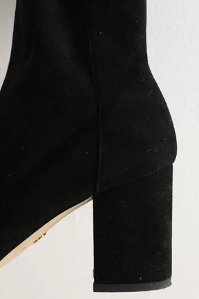 Boots Elie Saab Noir en Daim