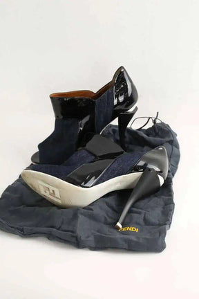 Boots Fendi Marine en Vinyle