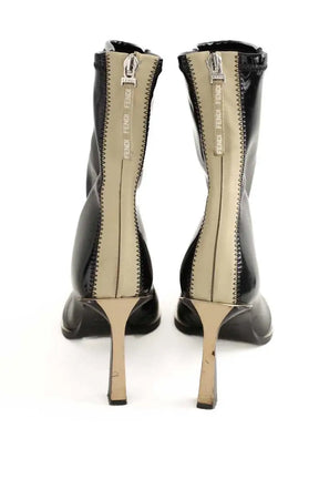 Boots Fendi Noir en Cuir verni