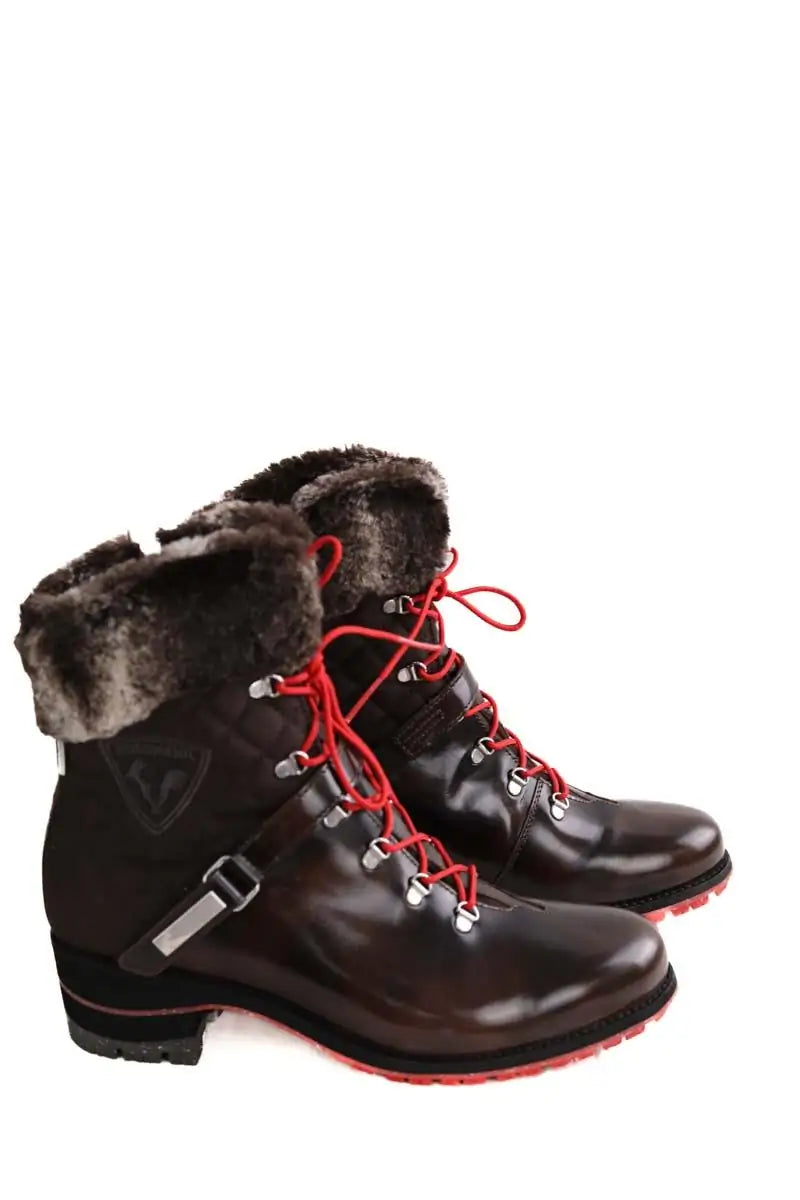 Boots fourées Rossignol Marron en Cuir