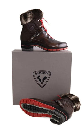 Boots fourées Rossignol Marron en Cuir