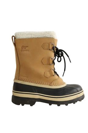 Boots fourées Sorel Camel en Cuir, taille 35 - Seconde Main