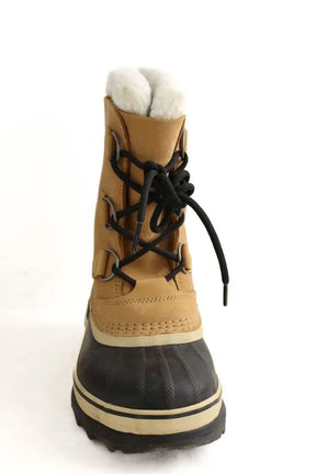Boots fourées Sorel Camel en Cuir