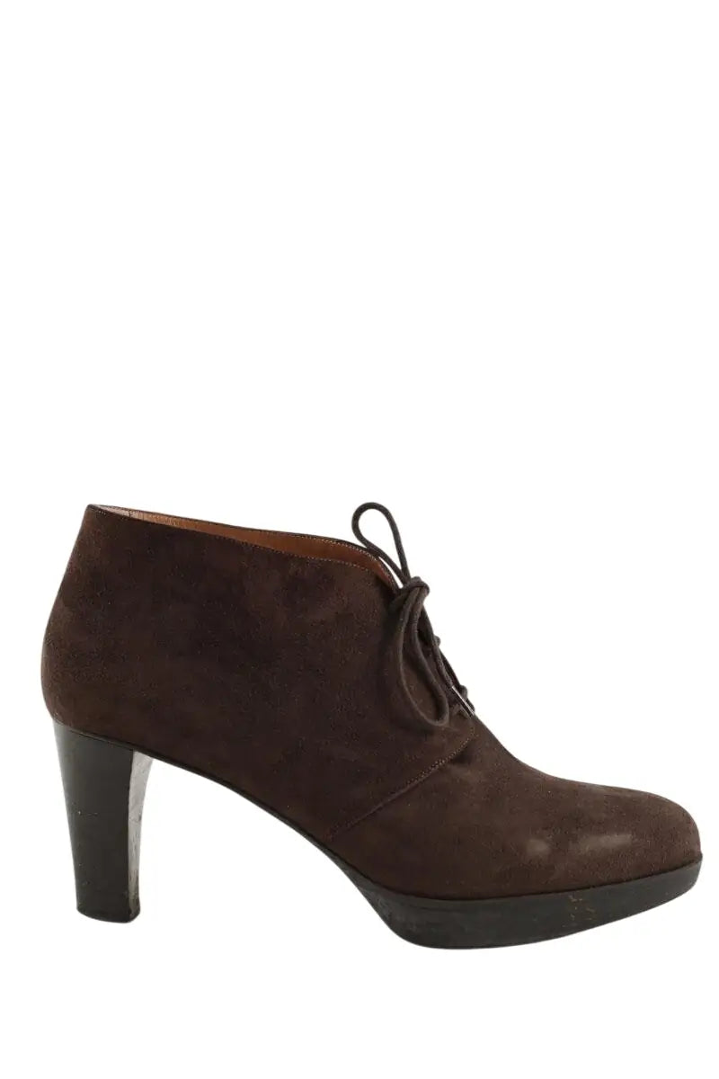 Boots Fratelli Rossetti Marron en Daim, taille 39 - Seconde Main