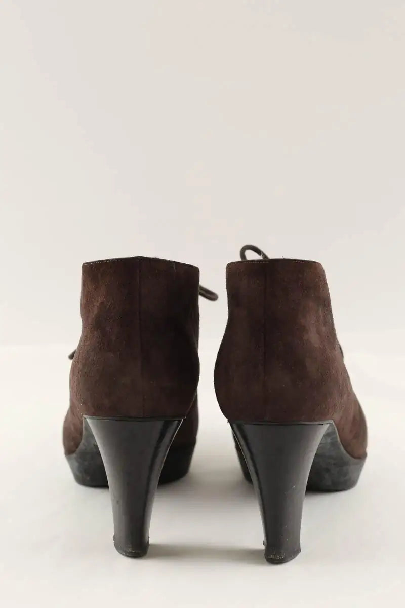 Boots Fratelli Rossetti Marron en Daim